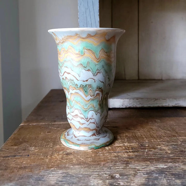 Beswick Faux Marble Ceramic Vase