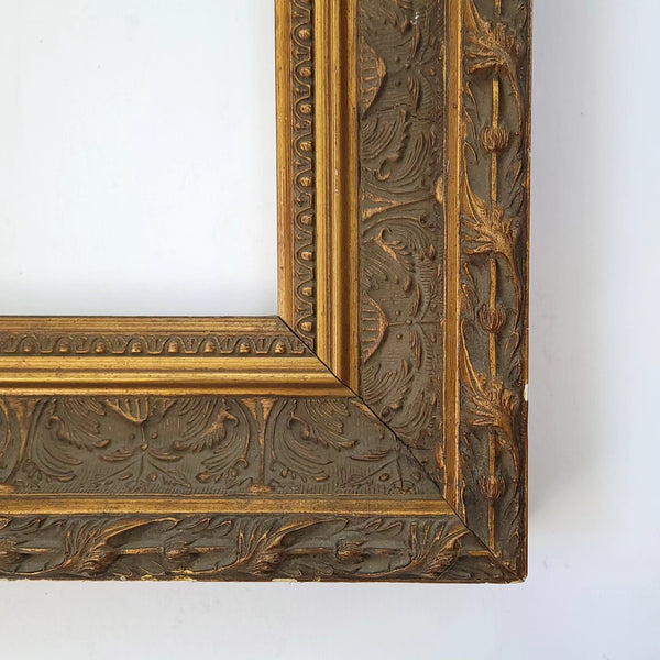 Large Detailed Gilt Wood Rectangular Frame