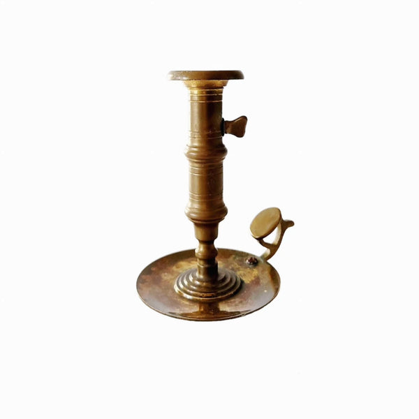 Brass Chamber Candlestick