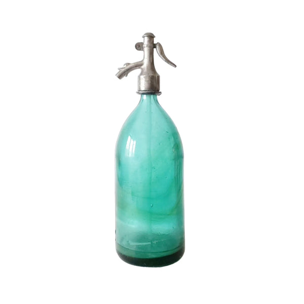 Teal Seltzer Bottle