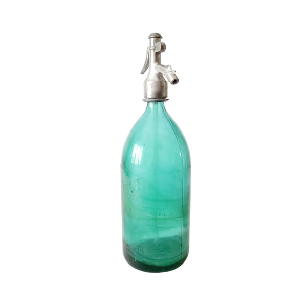 Teal Seltzer Bottle