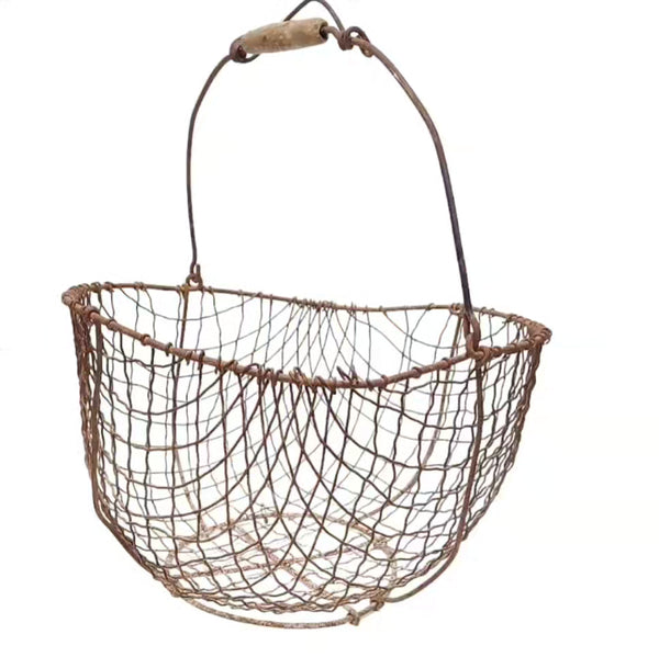 Vintage Wire Gathering Baskets