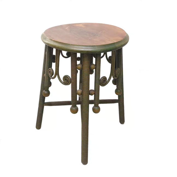 Antique Stick & Ball Plant Stand Stool