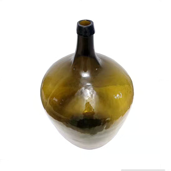 Antique French Blown Glass Demijohn