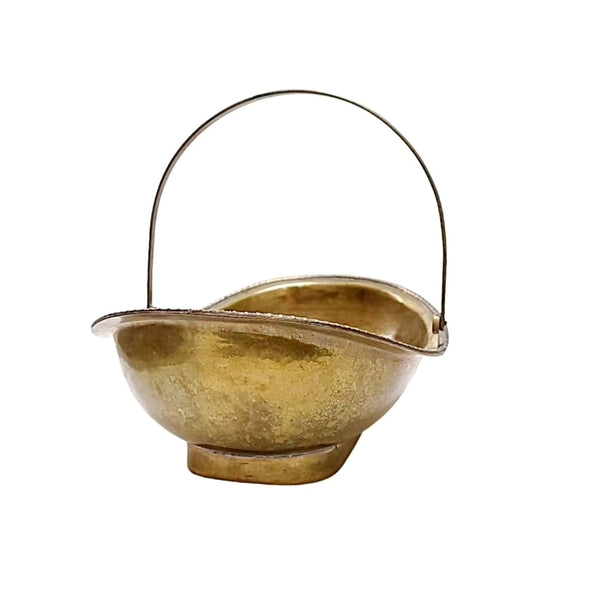 Brass Serving Dish With Handle