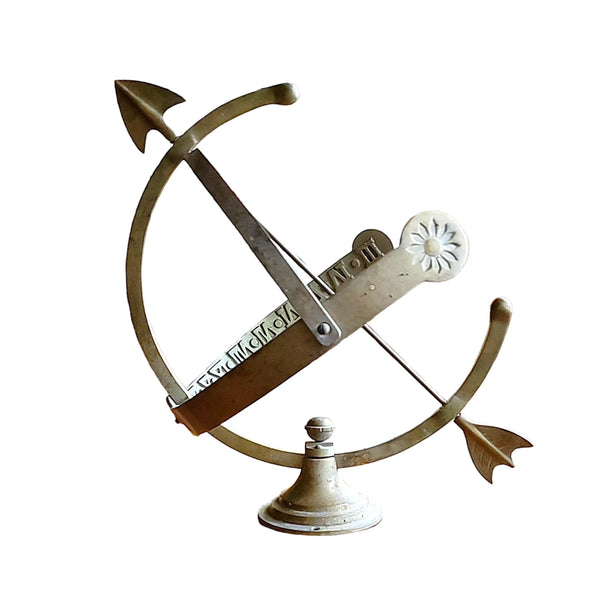 Brass Armillary Dial Sun Dial