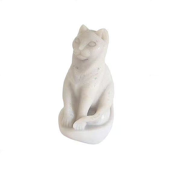 Carved Stone Cat