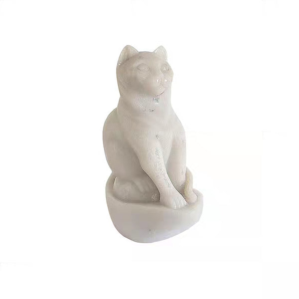 Carved Stone Cat