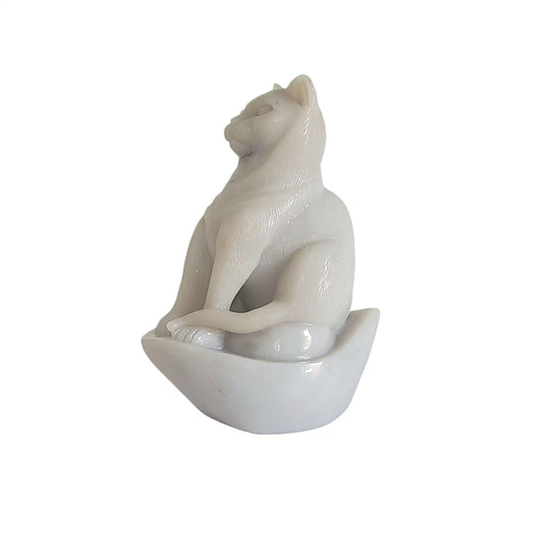 Carved Stone Cat