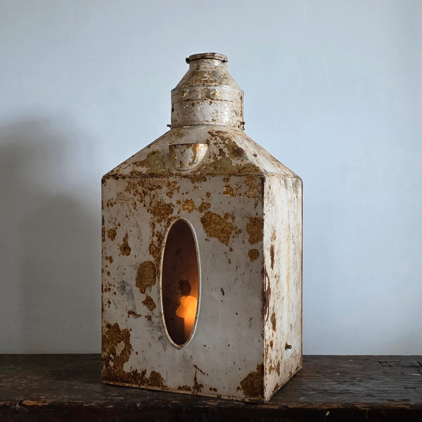 Primitive Metal Candle Lantern