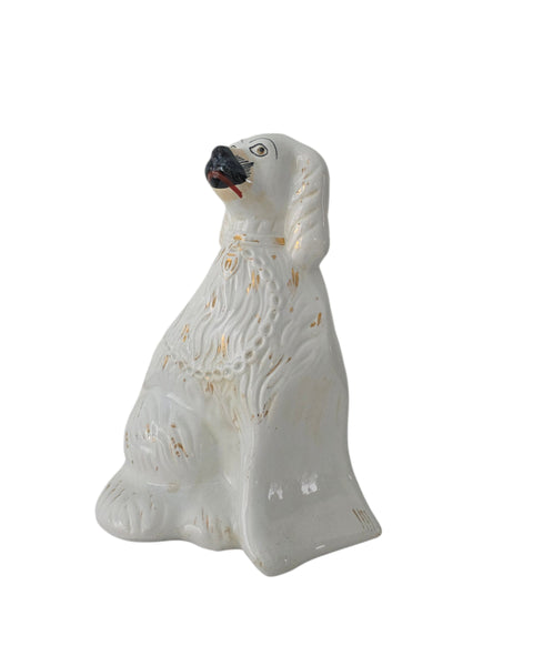 Tall Antique Staffordshire Dog