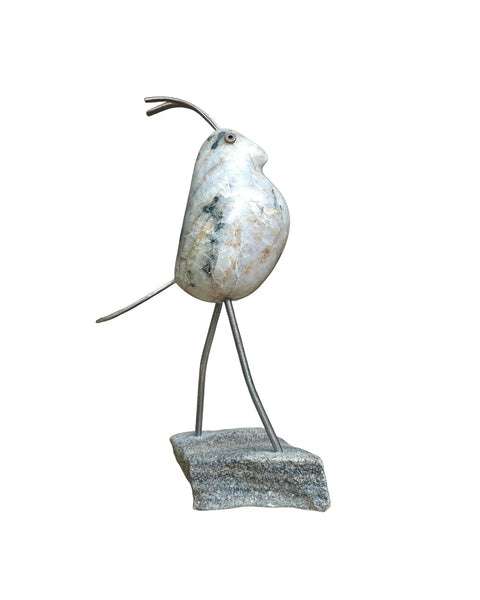 Artisan Marble & Metal Bird