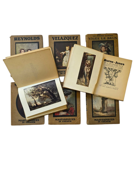 Collection Of Eight Antique Art Books