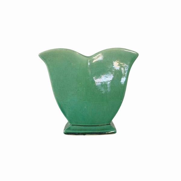 McCoy Green Tulip Vase