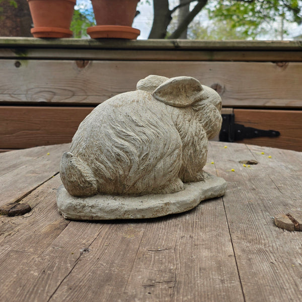 Lovely Cast Cement Garden Rabbit