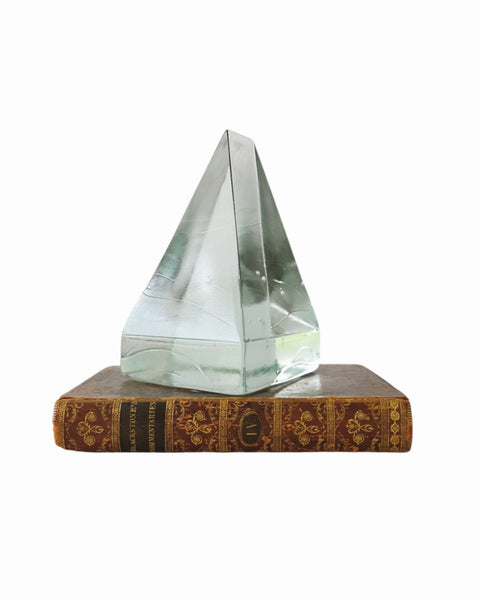Robert Buick Art Glass Pyramidal Object
