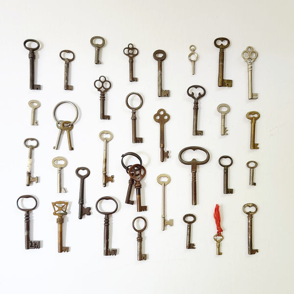 Collection Of 34 Antique Keys