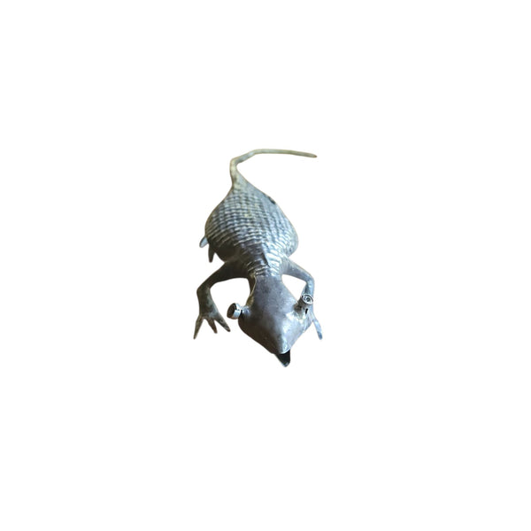 Folk Art Tin Iquana Lizard