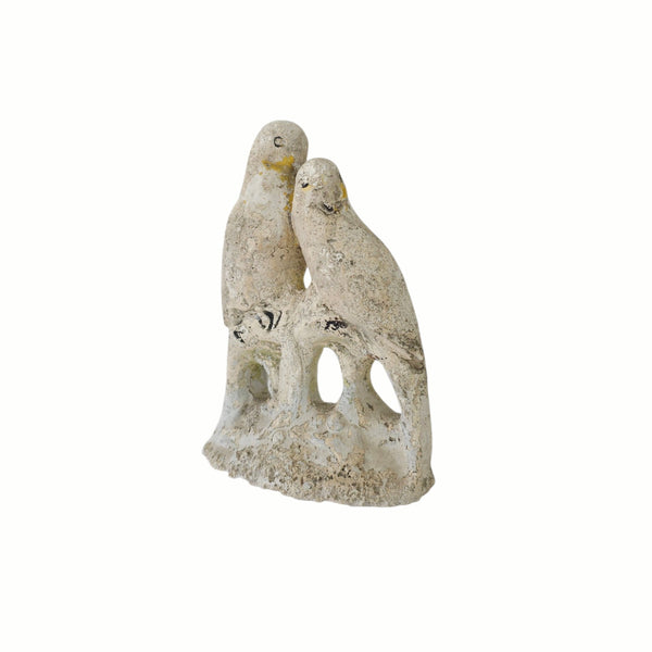 Antique Chalkware Lovebirds