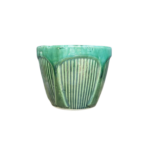 RRPCo Vintage Green Plant Flower Pot Planter