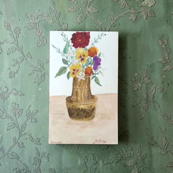 French Naive Floral Watercolour