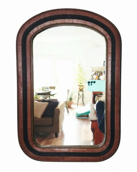 Antique Mirror With Original Glass
