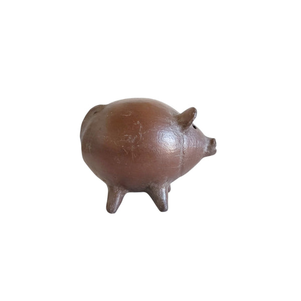 Mexican Pottery Piggy Bank Pig