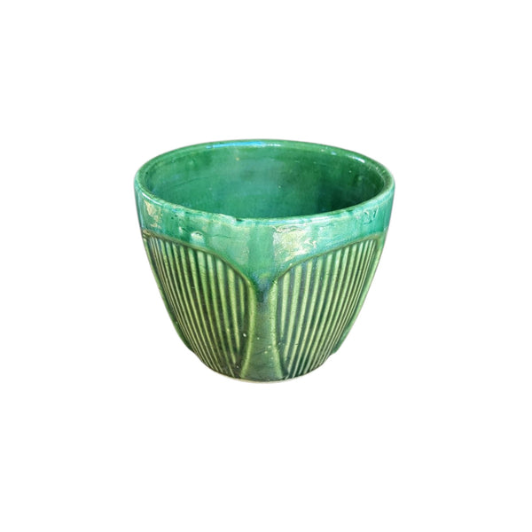 RRPCo Vintage Green Plant Flower Pot Planter