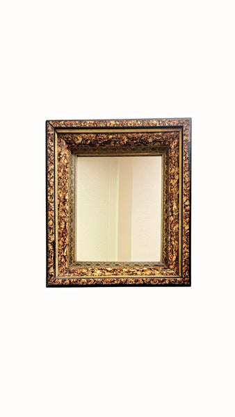 Antique Eastlake Mirror With Faux Marbelized Surround
