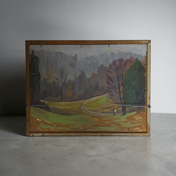 Vintage Moody Landscape Painting