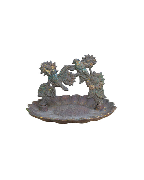 Cast Iron Table Top Bird Seed Feeder
