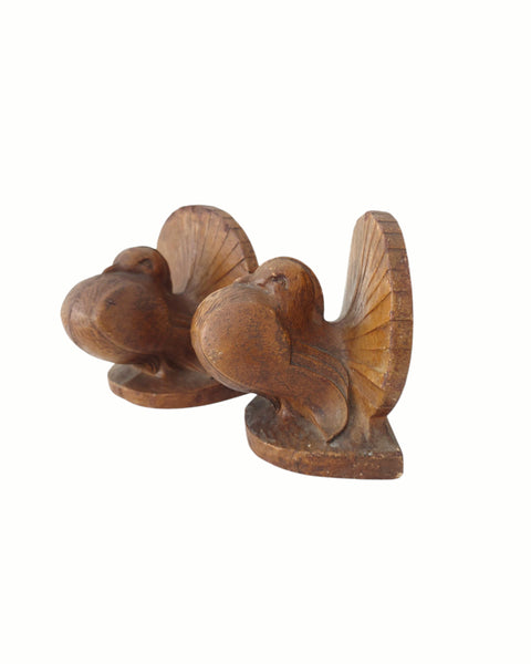 Art Deco Dove Bookends
