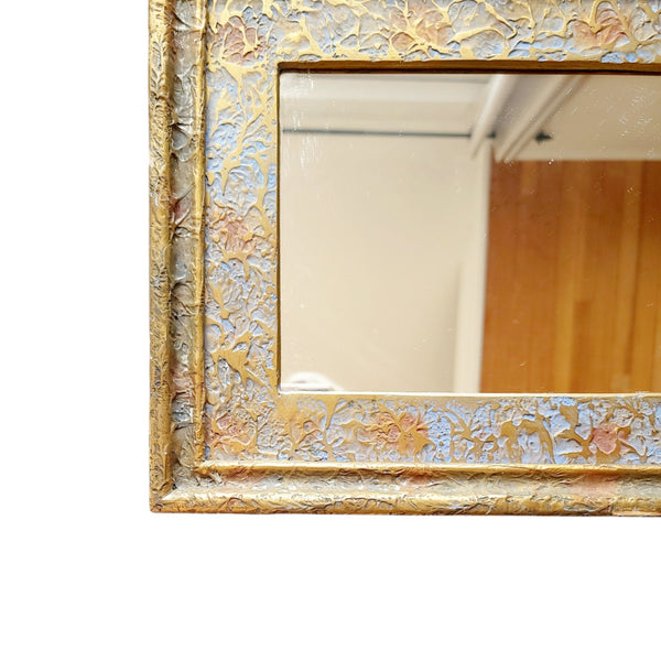 Antique Mirror In Mixed Metals Gilt