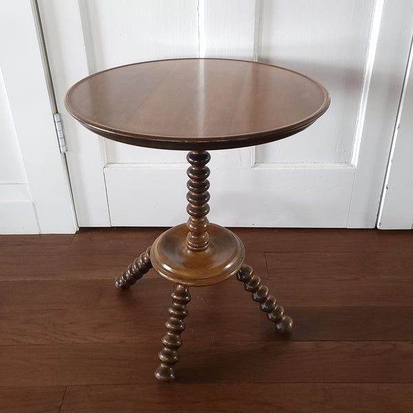 Antique English Bobbin Side Table