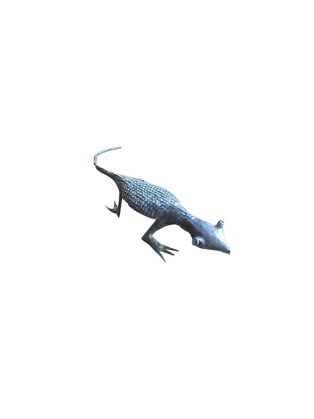 Folk Art Tin Iquana Lizard