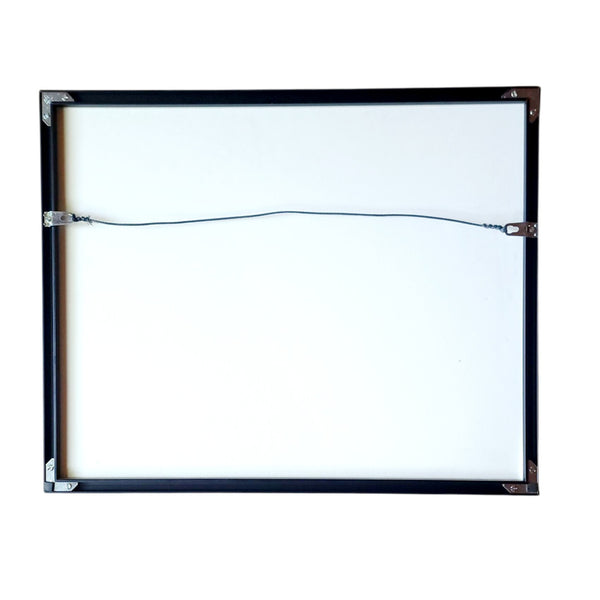 Framed Etching Of Quails