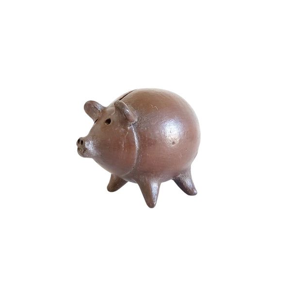 Mexican Pottery Piggy Bank Pig