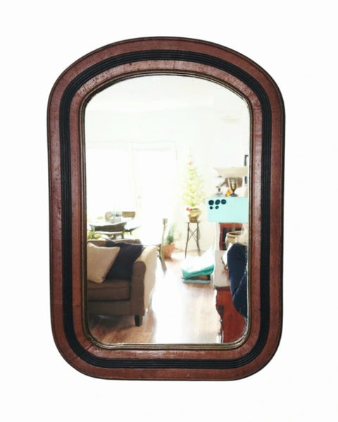 Antique Mirror With Original Glass