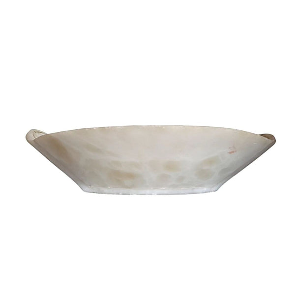 Italian Alabaster Serving Bowl