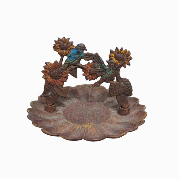 Cast Iron Table Top Bird Seed Feeder