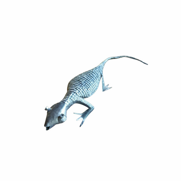 Folk Art Tin Iquana Lizard
