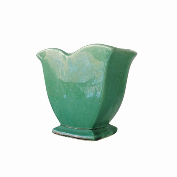 McCoy Green Tulip Vase