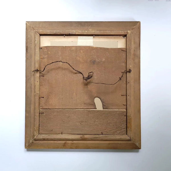 Antique Framed Seaside Watercolour