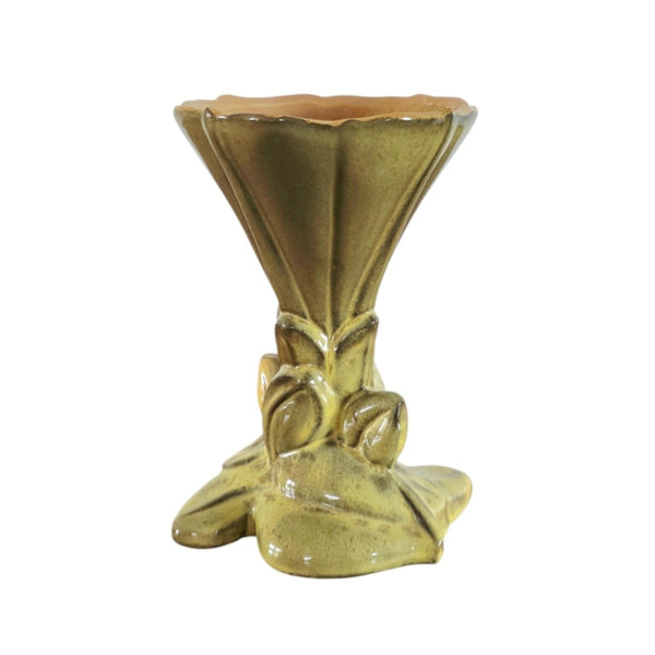 Mid Century Gondor Pottery Trumpet Vase