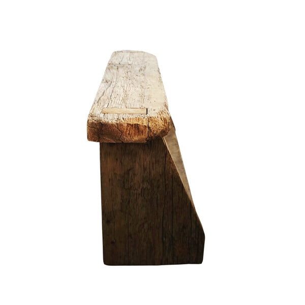 Fabulous Primitive Small Wood Bench