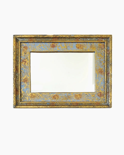 Antique Mirror In Mixed Metals Gilt