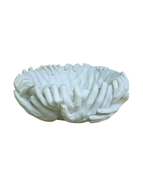 Sculptural 'Hands' Bowl In The Style Of Fornasetti