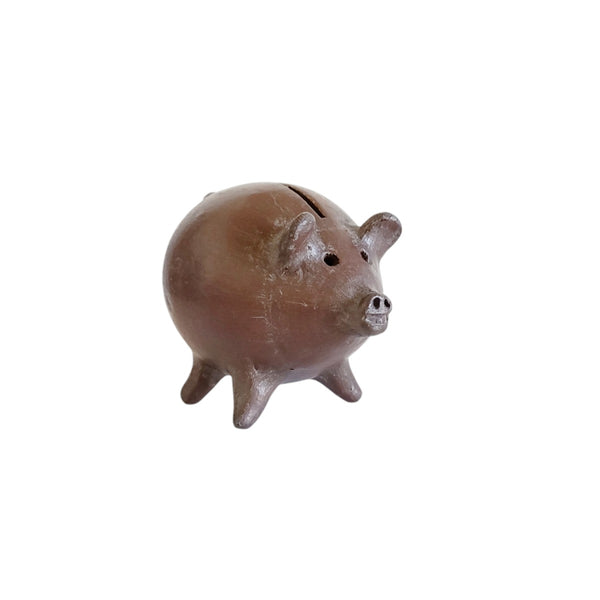 Mexican Pottery Piggy Bank Pig