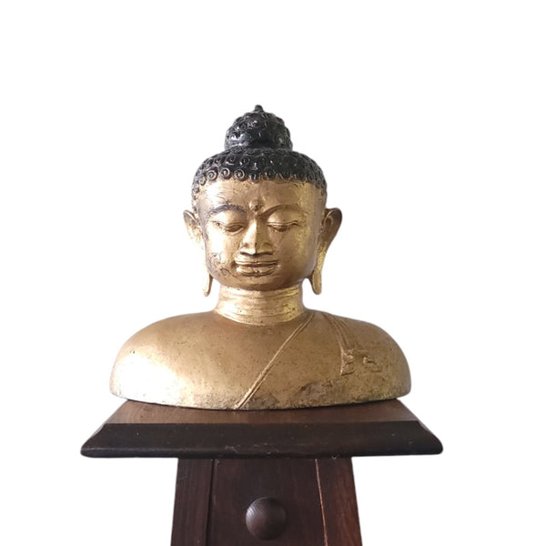 Bronze Nepali Buddha Bust