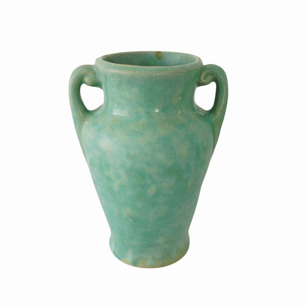 Antique Matte Green Glaze McCoy Pottery Vase